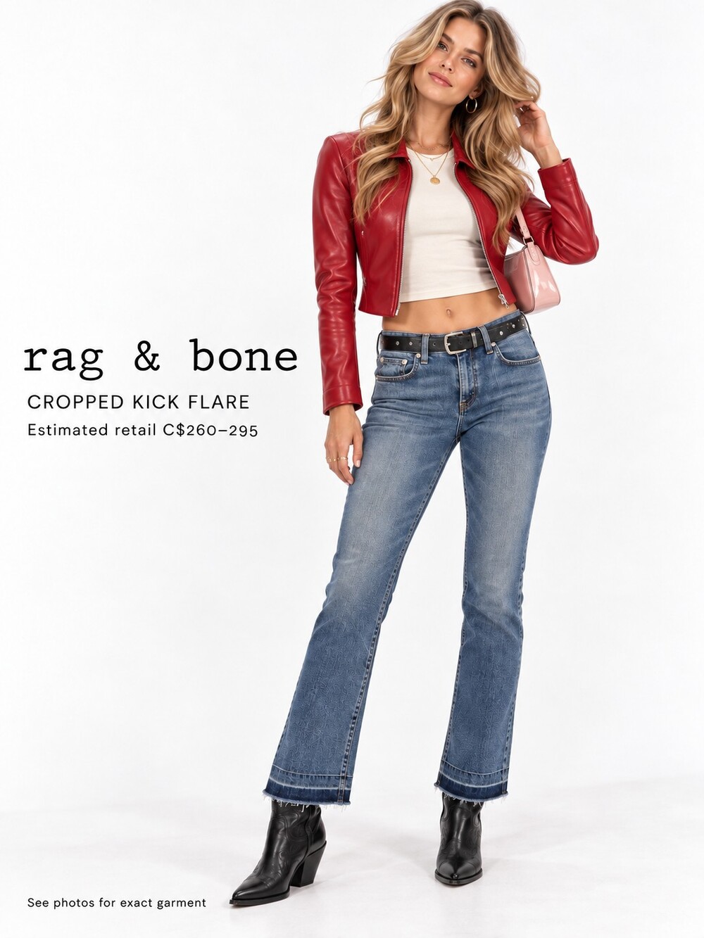 rag & bone Jeans Straight Blue Y2K Bootcut Denim Capsule French Girl Clean Euro